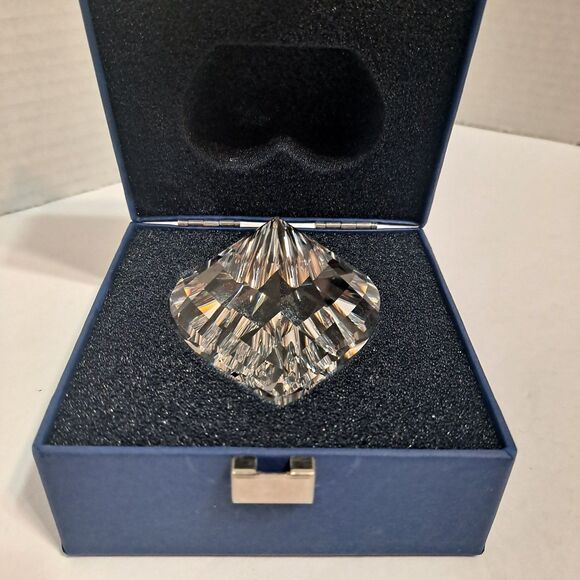 Swarovski Large Crystal Heart Paperweight Figurine 3D Vintage  656680 - Picture 5 of 7